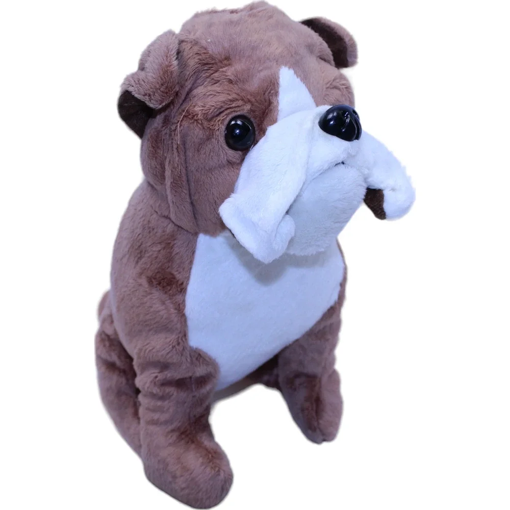 Vintage DanDee Collectors Choice Bulldog Plush Stuffed Animal Toy